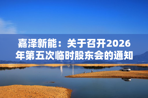 嘉泽新能：关于召开2026年第五次临时股东会的通知