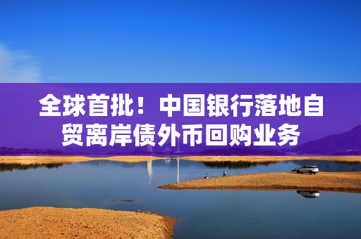 全球首批！中国银行落地自贸离岸债外币回购业务