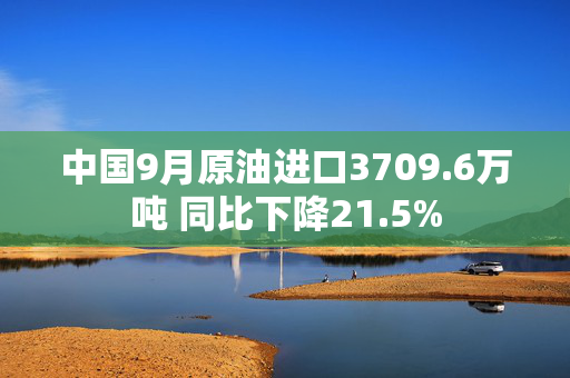 中国9月原油进口3709.6万吨 同比下降21.5% 第1张