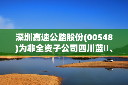 深圳高速公路股份(00548)为非全资子公司四川蓝昇、滁州蓝德提供担保