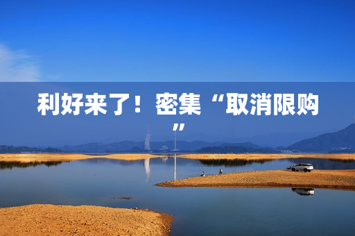 利好来了！密集“取消限购”