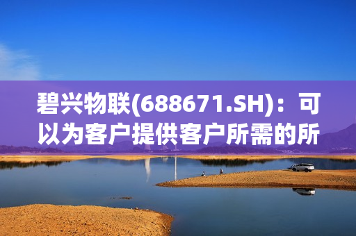 碧兴物联(688671.SH)：可以为客户提供客户所需的所有海水监测技术和产品