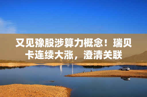 又见豫股涉算力概念！瑞贝卡连续大涨，澄清关联