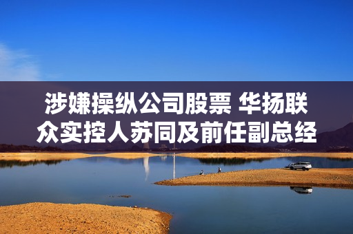 涉嫌操纵公司股票 华扬联众实控人苏同及前任副总经理被证监会共罚900万元及市场禁入