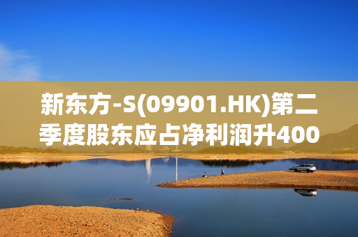 新东方-S(09901.HK)第二季度股东应占净利润升4007.4%至3010万美元 预计第三季度净营收10.7亿至10.935亿美元 第1张