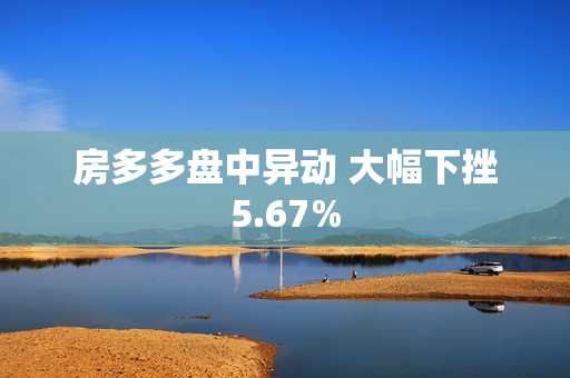 房多多盘中异动 大幅下挫5.67%