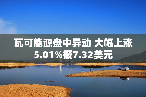 瓦可能源盘中异动 大幅上涨5.01%报7.32美元