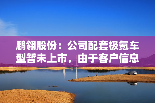 鹏翎股份：公司配套极氪车型暂未上市，由于客户信息保密要求，项目详细情况公司不便披露 第1张