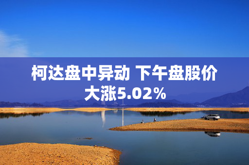 柯达盘中异动 下午盘股价大涨5.02%