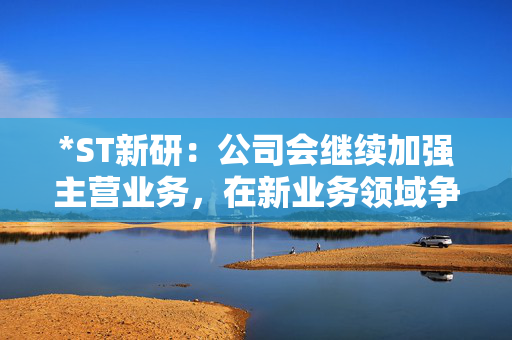 *ST新研：公司会继续加强主营业务，在新业务领域争取更多的订单 第1张
