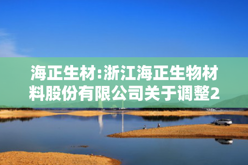海正生材:浙江海正生物材料股份有限公司关于调整2024年度利润分配方案每股分配比例的公告