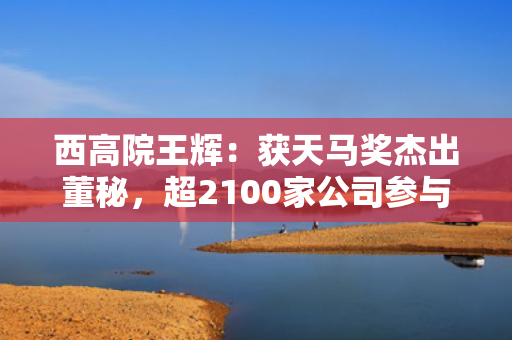 西高院王辉：获天马奖杰出董秘，超2100家公司参与