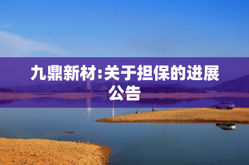 九鼎新材:关于担保的进展公告