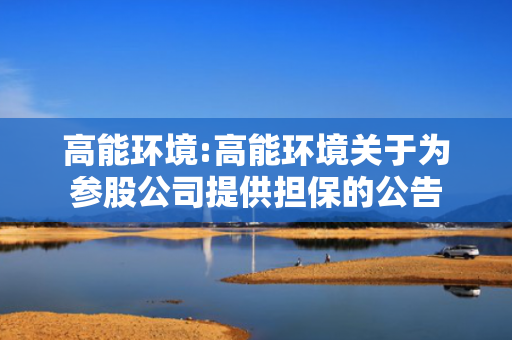 高能环境:高能环境关于为参股公司提供担保的公告