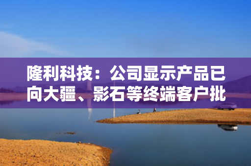 隆利科技：公司显示产品已向大疆、影石等终端客户批量交付