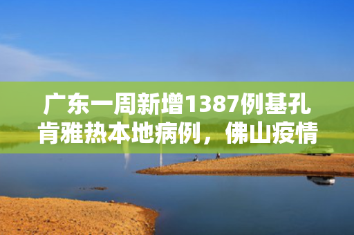 广东一周新增1387例基孔肯雅热本地病例，佛山疫情快速上涨势头初步遏制