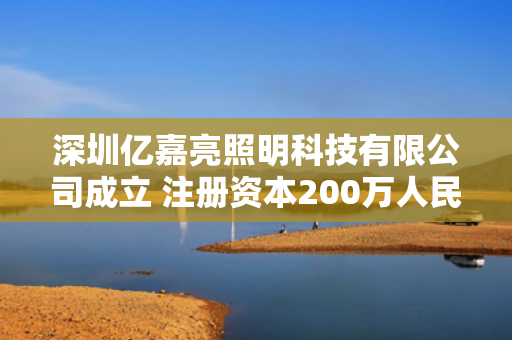 深圳亿嘉亮照明科技有限公司成立 注册资本200万人民币 第1张