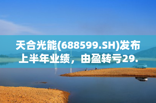 天合光能(688599.SH)发布上半年业绩，由盈转亏29.18亿元