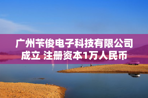 广州苄俊电子科技有限公司成立 注册资本1万人民币 第1张