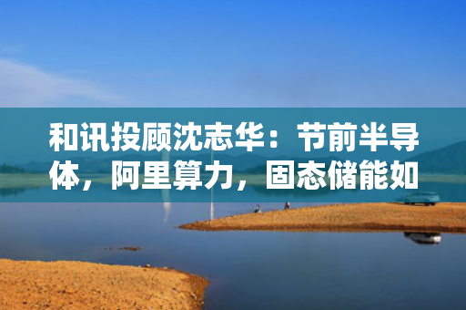 和讯投顾沈志华：节前半导体，阿里算力，固态储能如何看待？