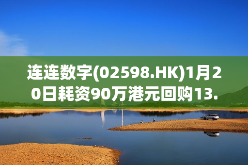 连连数字(02598.HK)1月20日耗资90万港元回购13.2万股