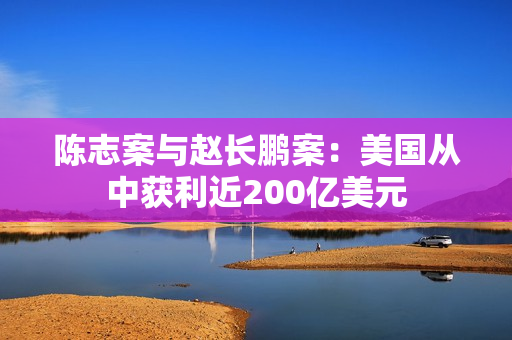 陈志案与赵长鹏案:美国从中获利近200亿美元 第1张 陈志案与赵长鹏案:美国从中获利近200亿美元 第1张