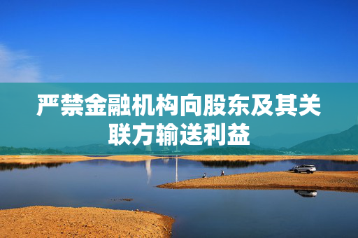 严禁金融机构向股东及其关联方输送利益