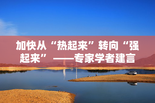 加快从“热起来”转向“强起来” ——专家学者建言未来产业发展