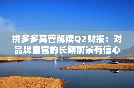 拼多多高管解读Q2财报：对品牌自营的长期前景有信心