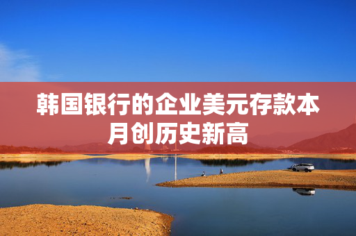 韩国银行的企业美元存款本月创历史新高