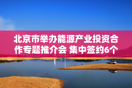 北京市举办能源产业投资合作专题推介会 集中签约6个项目 第1张