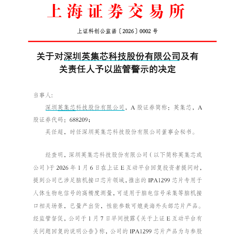 在互动平台人为策划“自问自答”，英集芯被证监会立案调查 第4张